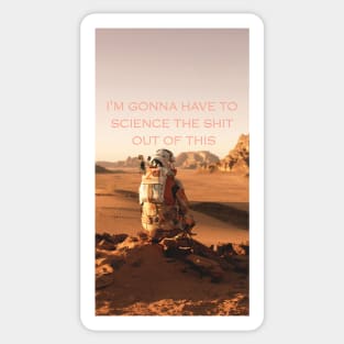 The Martian phone case Sticker